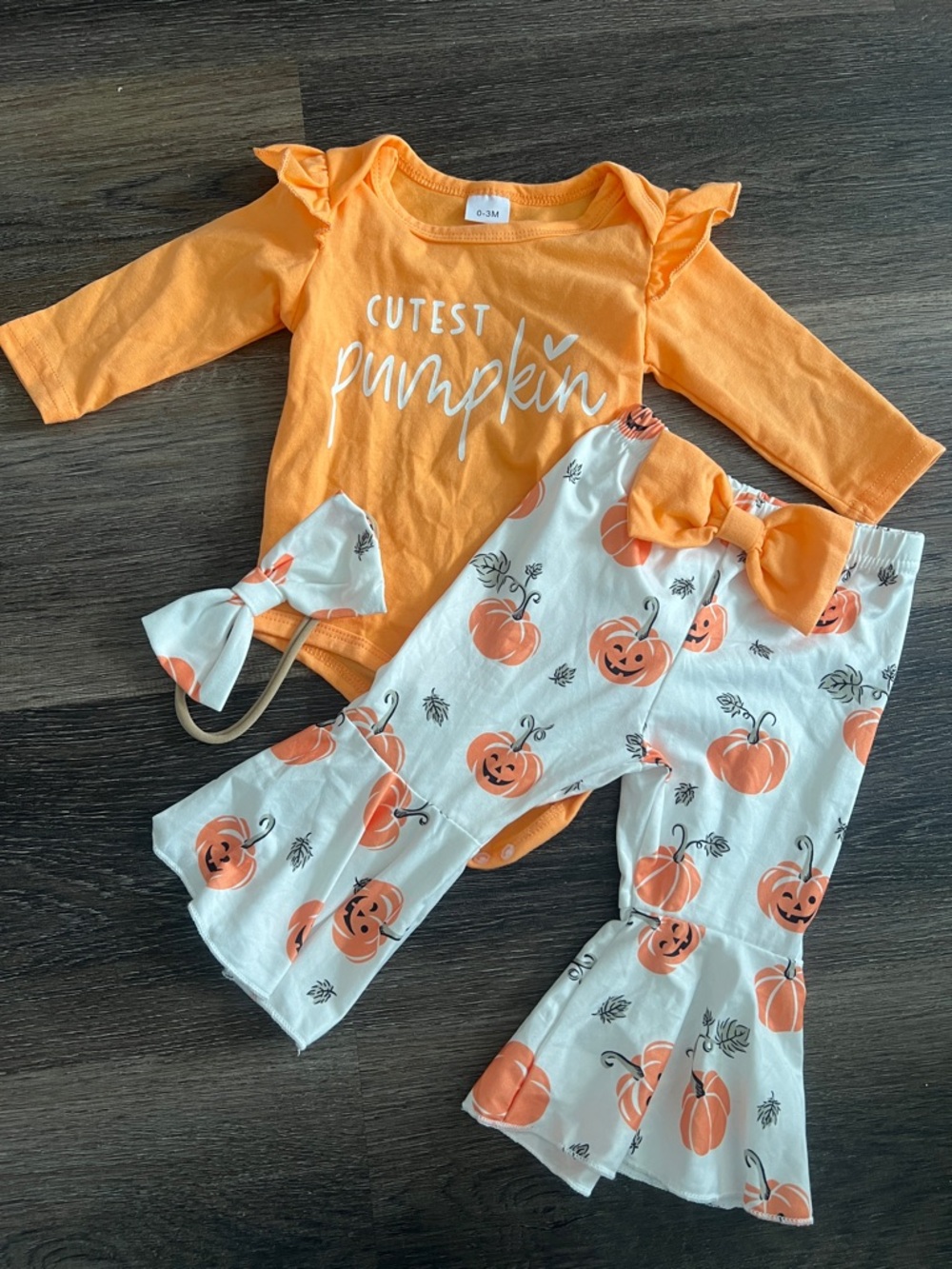 (9) NWOT Cutest Pumpkin outfit